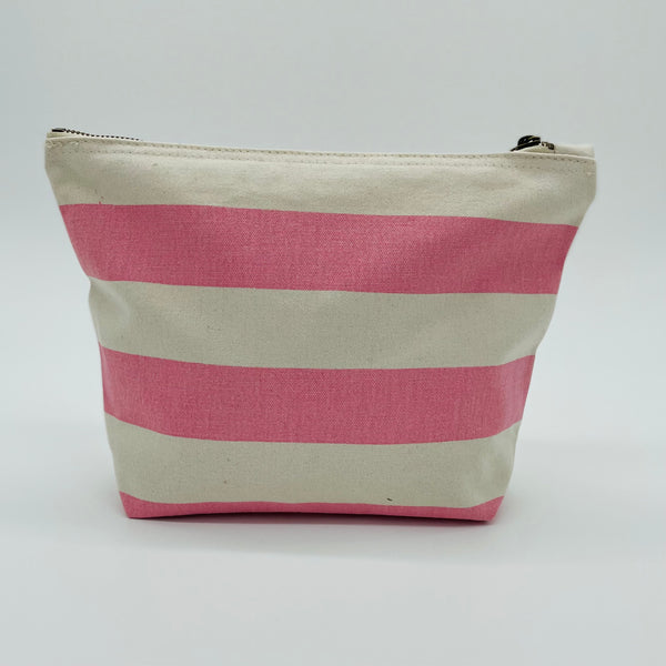 The Pink Stripe Kit Pouch