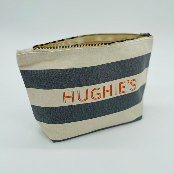 The Grey Stripe Kit Pouch