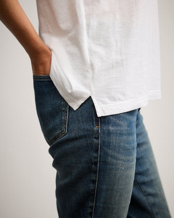 The Ferrymans Relaxed Ladies T-Shirt - White