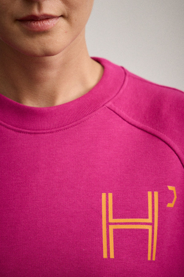 The Utility Sweat - Pink with Orange