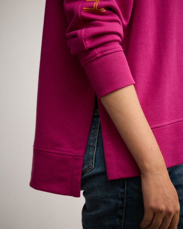 The Utility Sweat - Pink with Orange